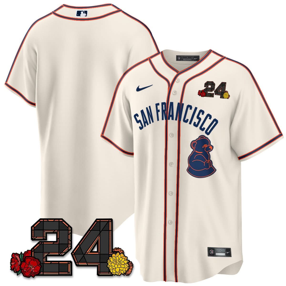 SFG 2024 Willie Mays Patch Vapor Premier Limited Jersey V2 - Stitched