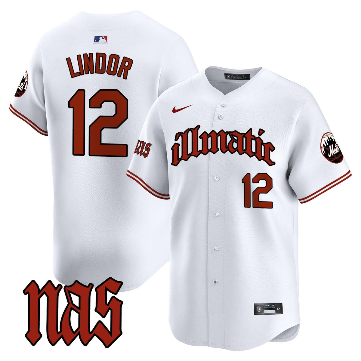 NYM Nas Illmatic Vapor Premier Limited Jersey - Stitched