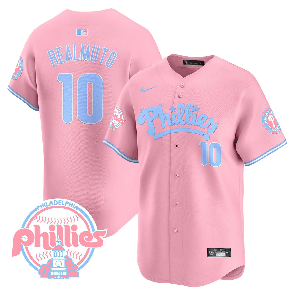PP Bubblegum Pink Vapor Premier Limited Jersey - Stitched