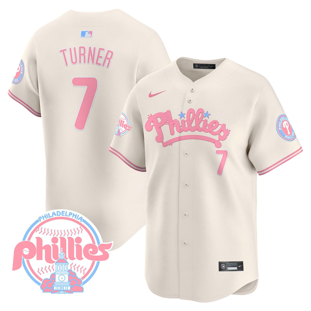 PP Bubblegum Pink Vapor Premier Limited Jersey - Stitched
