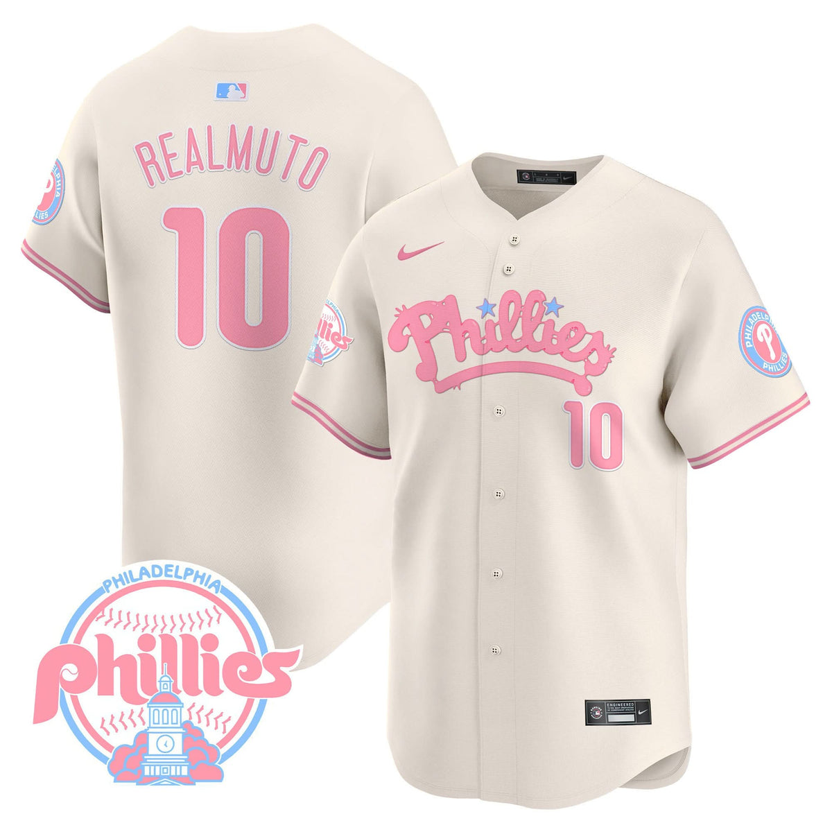 PP Bubblegum Pink Vapor Premier Limited Jersey - Stitched