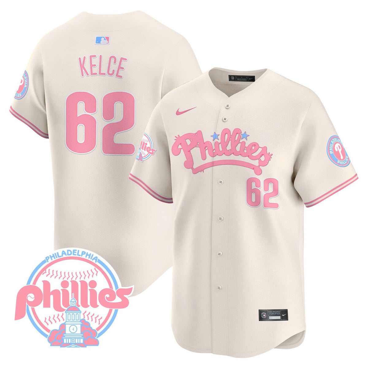 PP Bubblegum Pink Vapor Premier Limited Jersey - Stitched