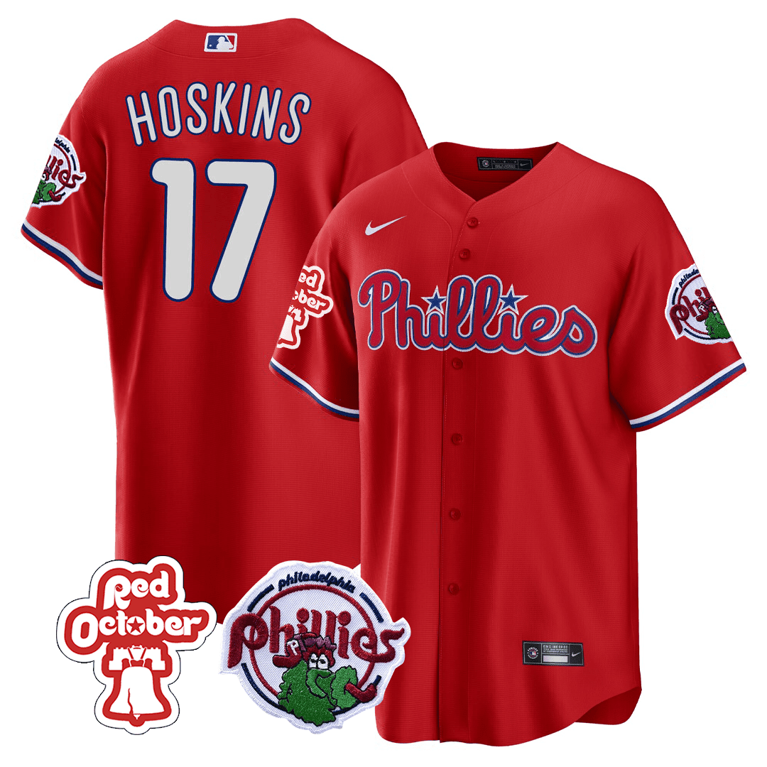 PP Red October Patch Cool Base Jersey - Stitched