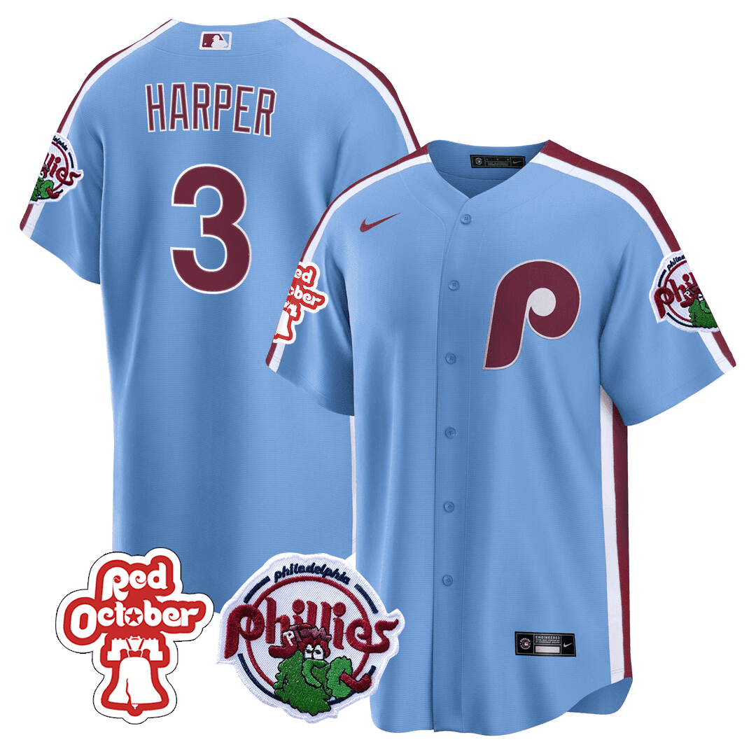 PP Red October Patch Cool Base Jersey - Stitched