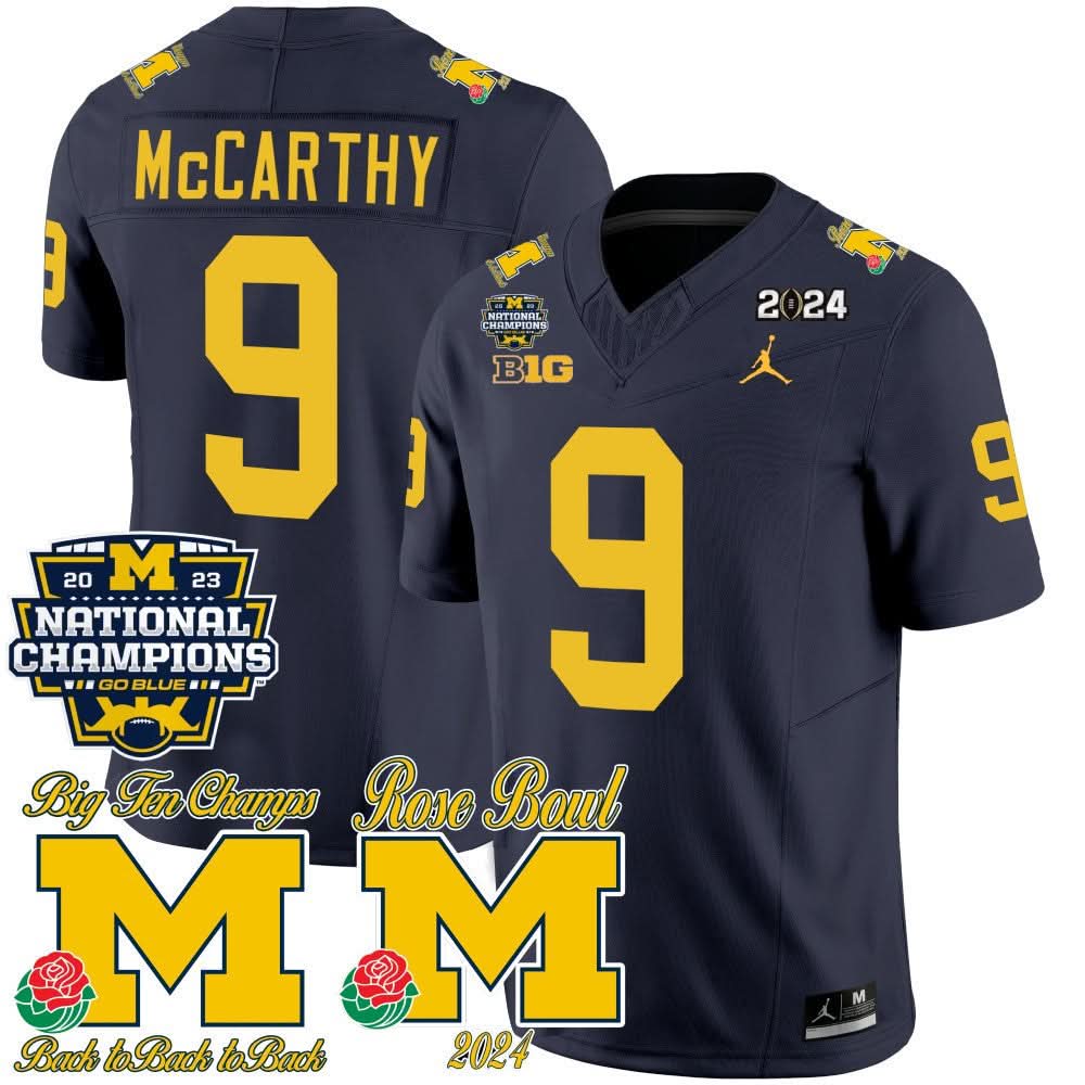 MW 2023 National Champions & Rose Bowl Patch Vapor Jersey