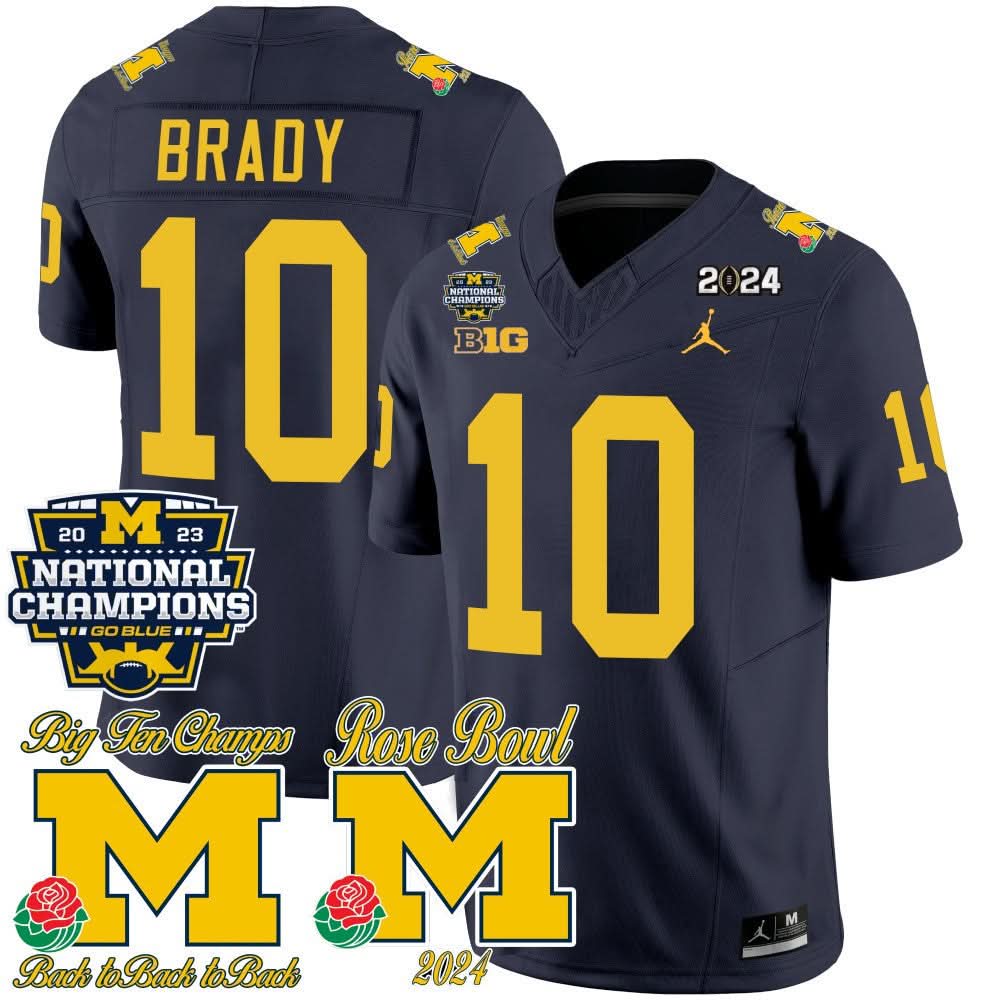 MW 2023 National Champions & Rose Bowl Patch Vapor Jersey