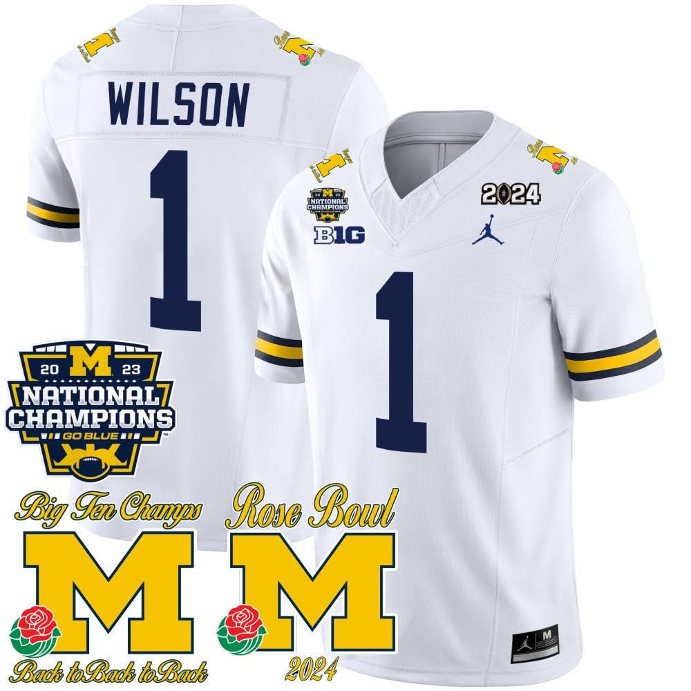 MW 2023 National Champions & Rose Bowl Patch Vapor Jersey
