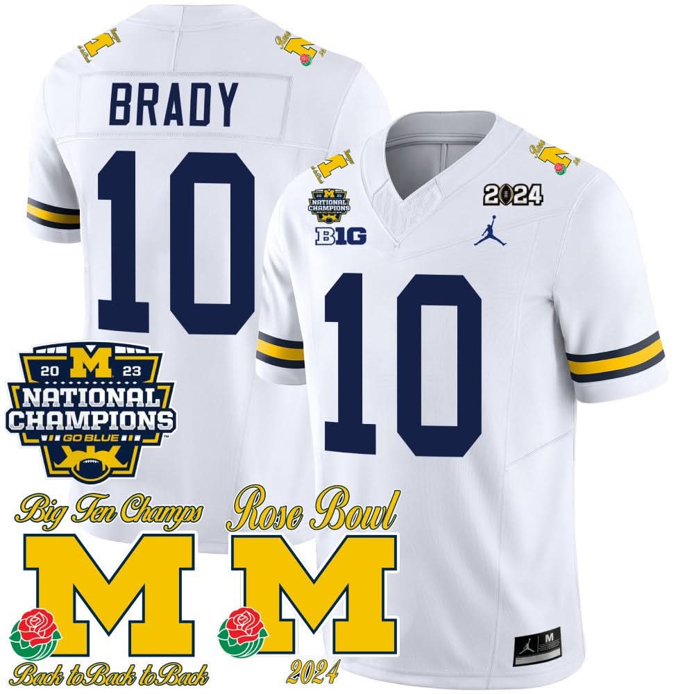 MW 2023 National Champions & Rose Bowl Patch Vapor Jersey