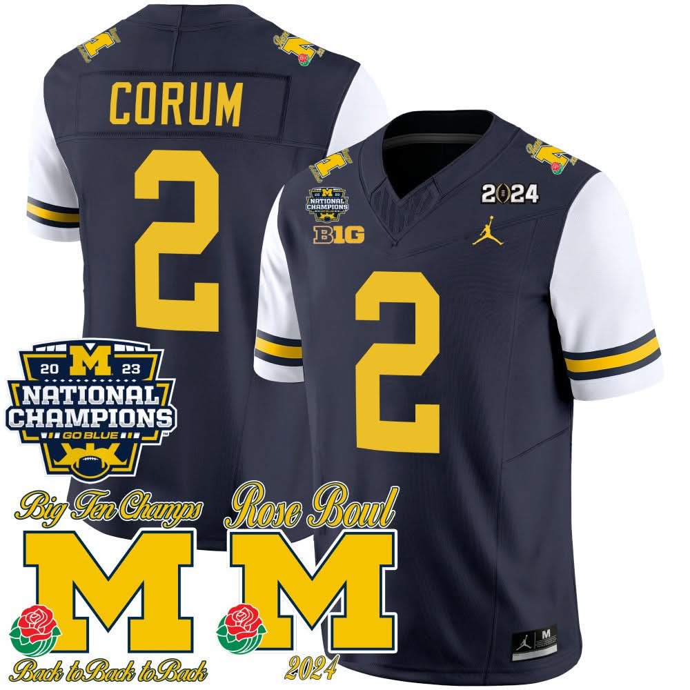 MW 2023 National Champions & Rose Bowl Patch Vapor Jersey