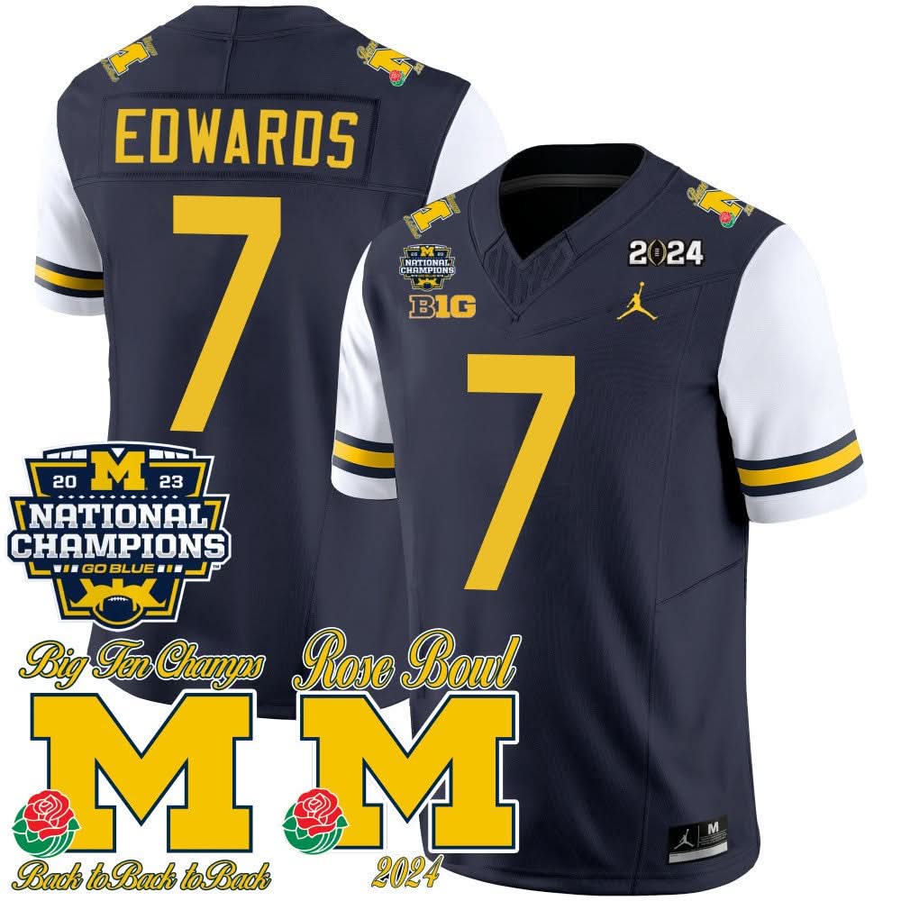 MW 2023 National Champions & Rose Bowl Patch Vapor Jersey
