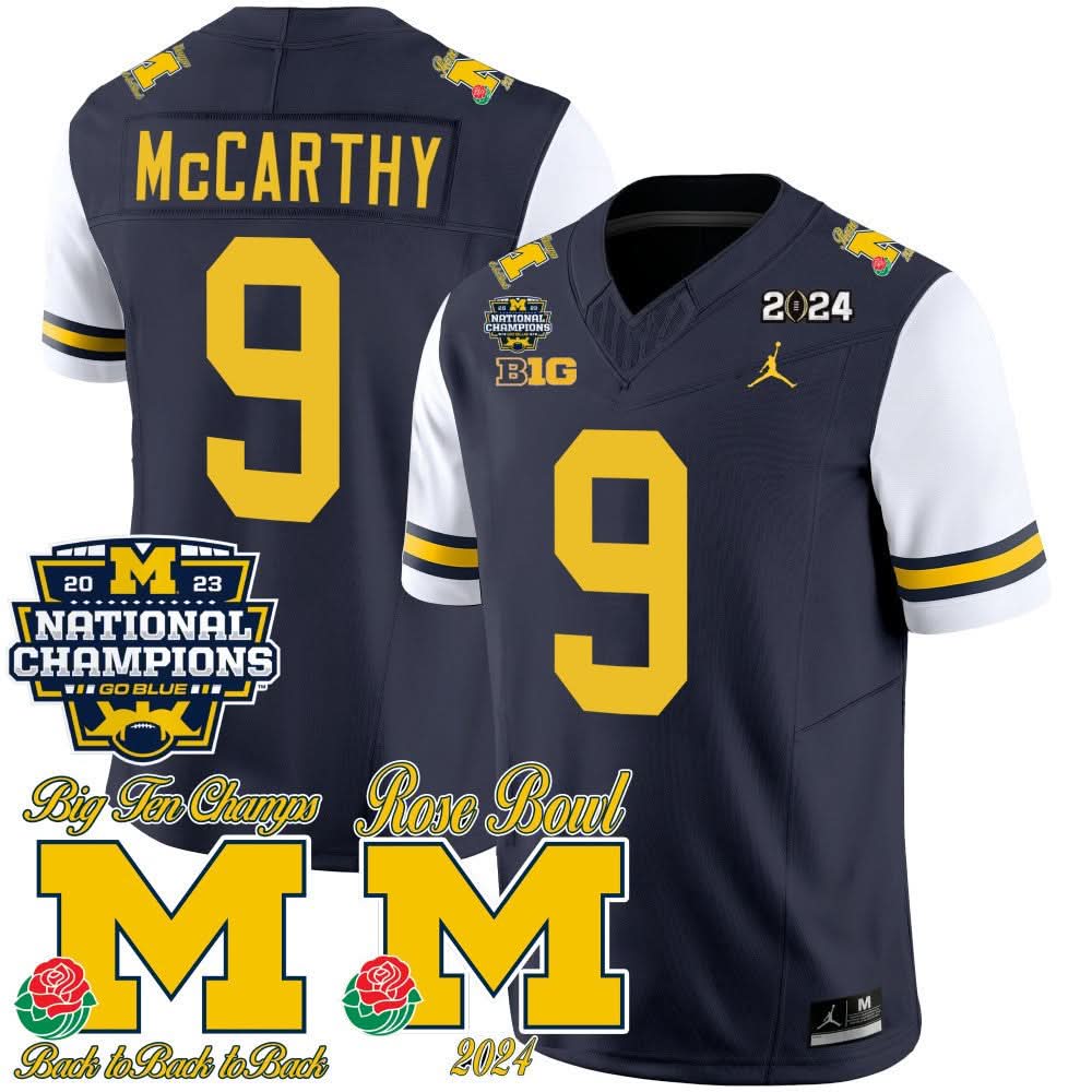 MW 2023 National Champions & Rose Bowl Patch Vapor Jersey