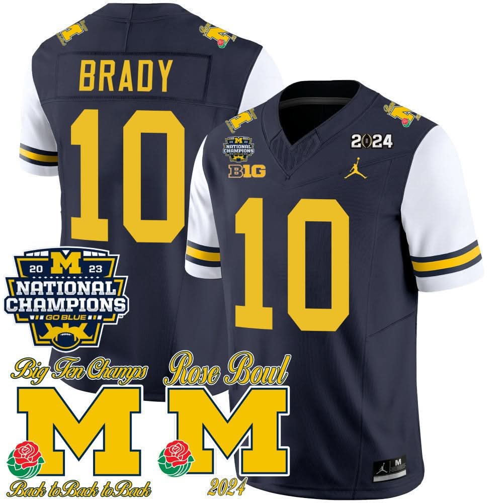 MW 2023 National Champions & Rose Bowl Patch Vapor Jersey