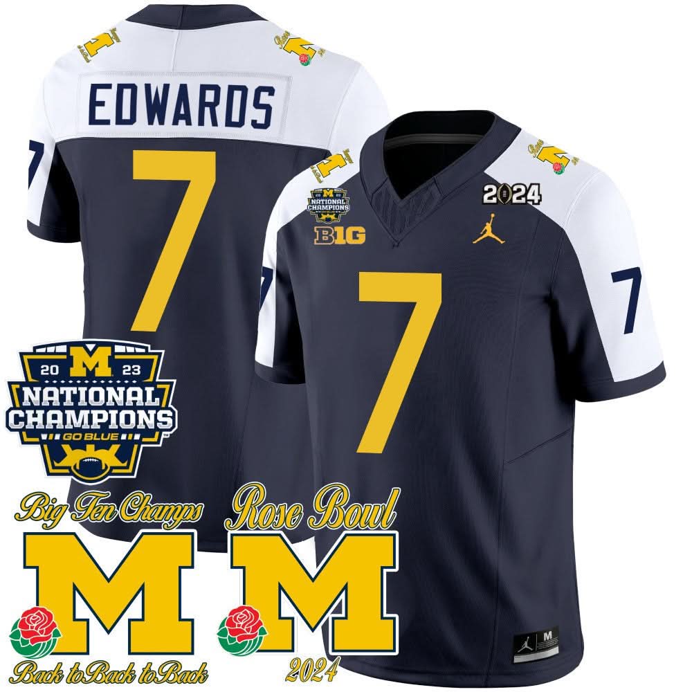 MW 2023 National Champions & Rose Bowl Patch Vapor Jersey