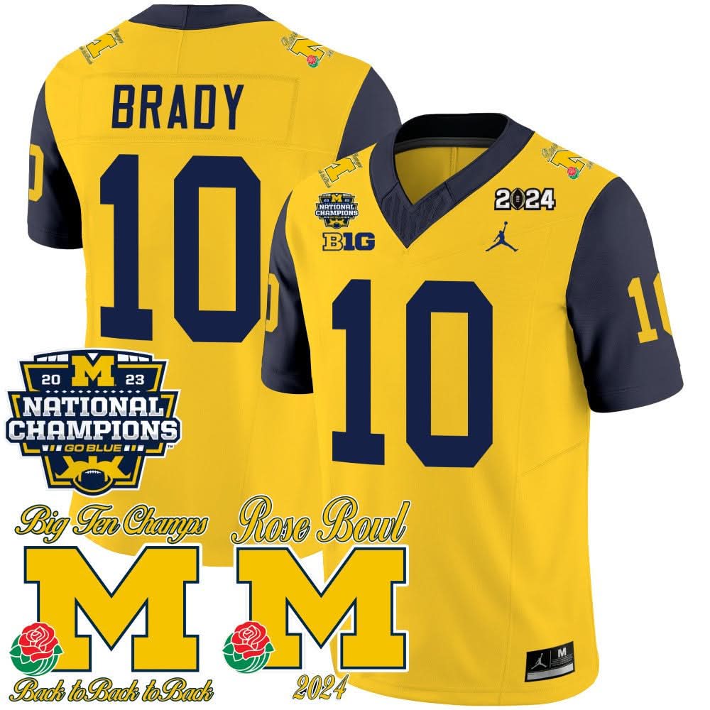 MW 2023 National Champions & Rose Bowl Patch Vapor Jersey