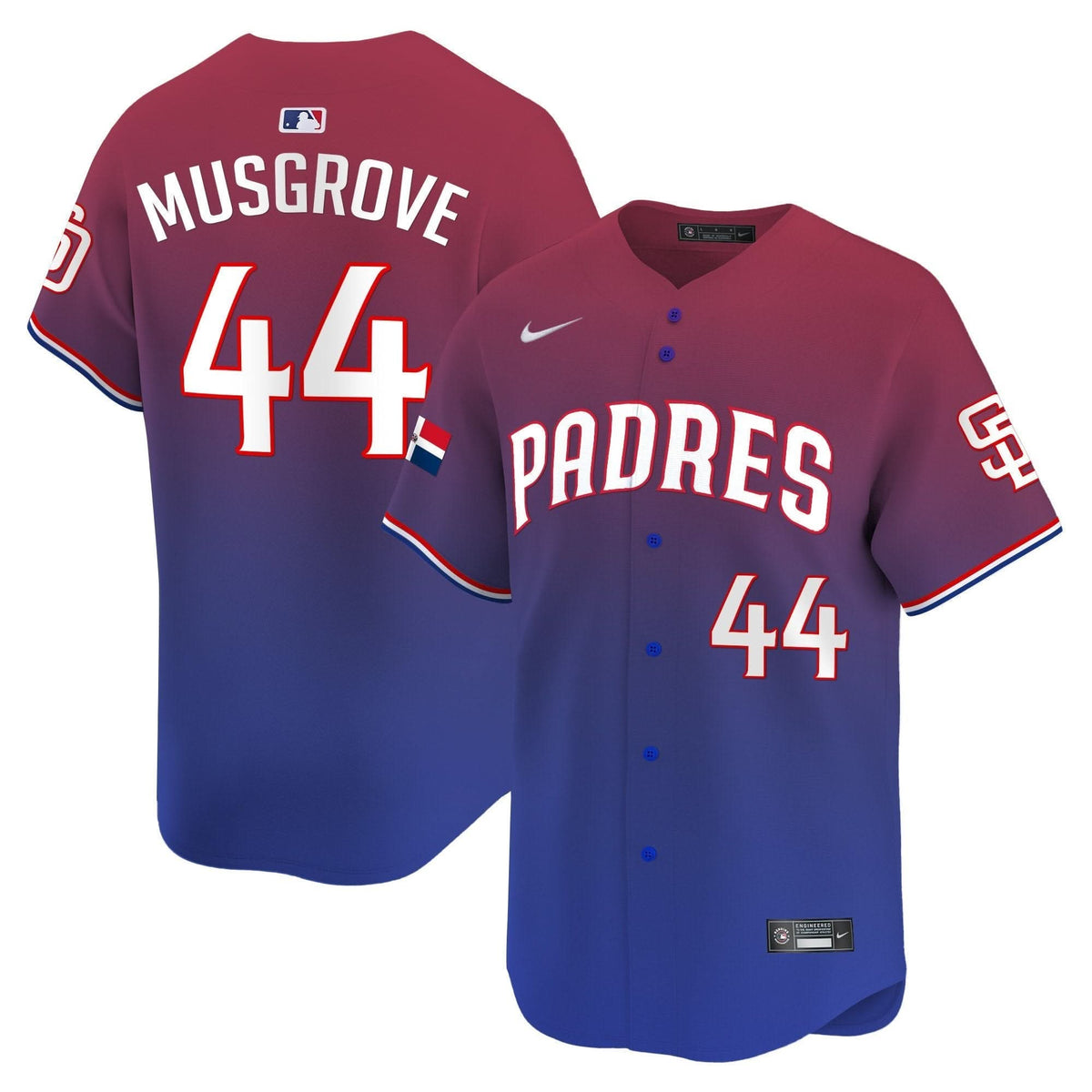 SDP Dominican Republic Vapor Premier Limited Jersey - Stitched