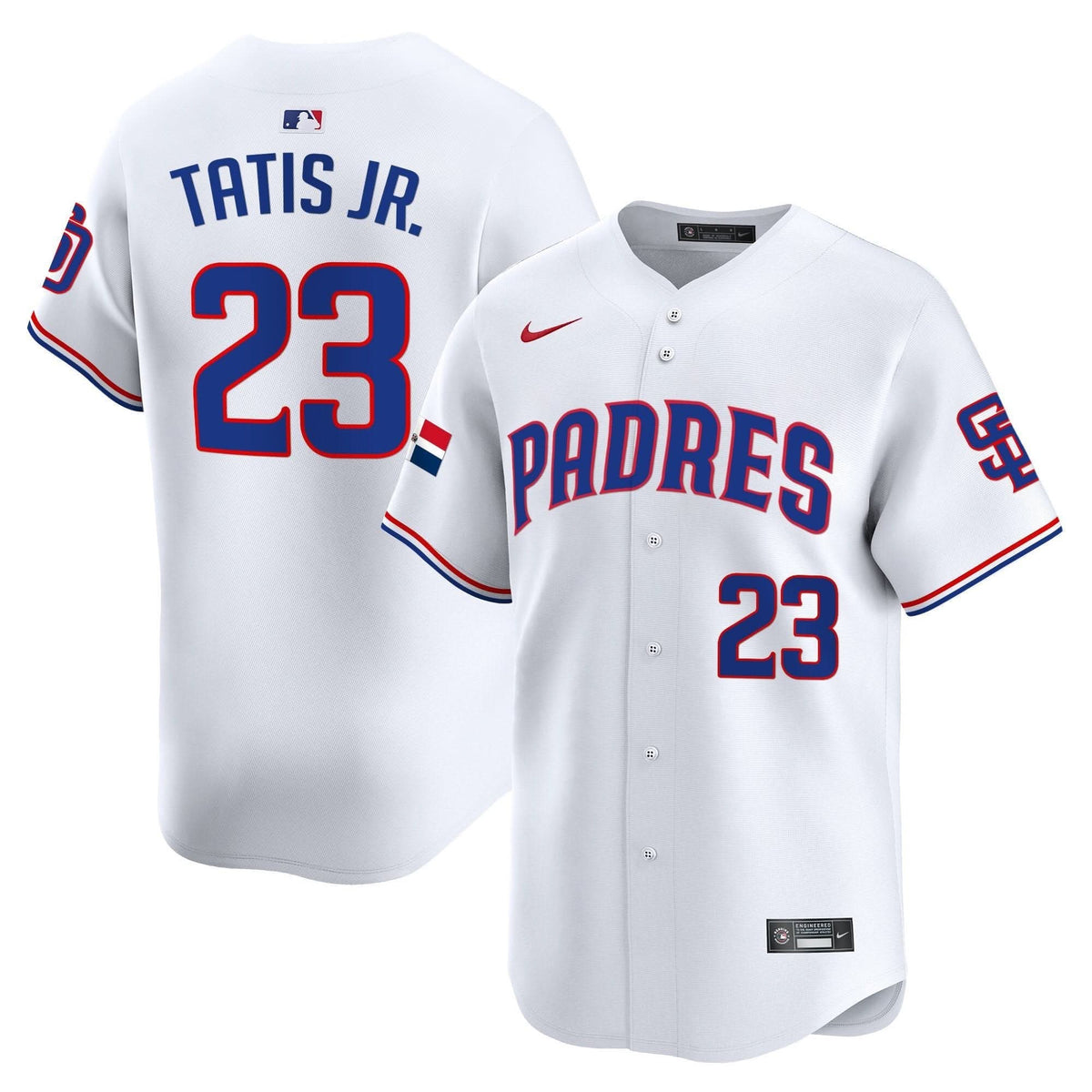 SDP Dominican Republic Vapor Premier Limited Jersey - Stitched