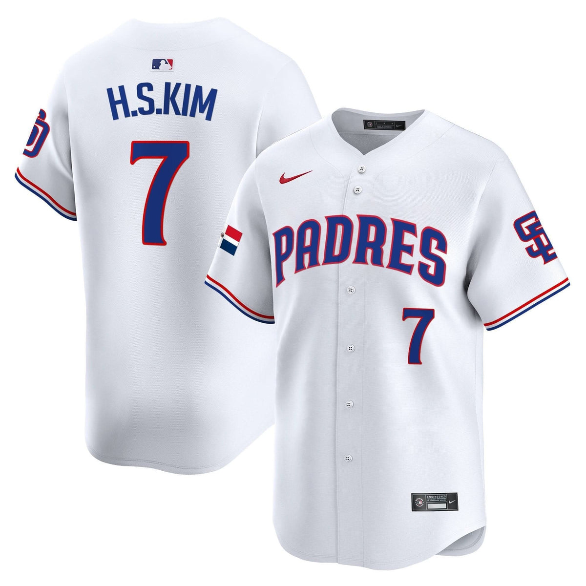 SDP Dominican Republic Vapor Premier Limited Jersey - Stitched