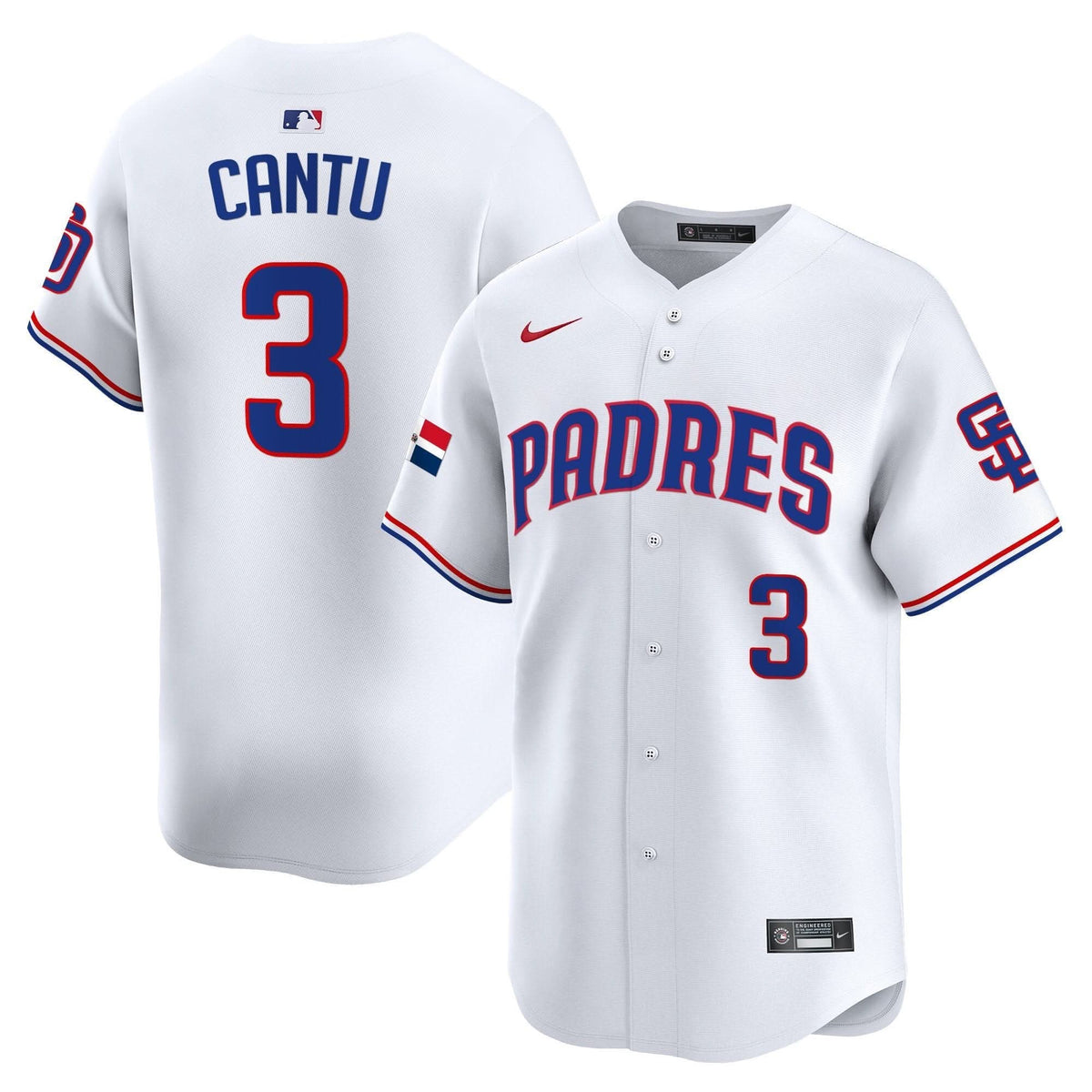 SDP Dominican Republic Vapor Premier Limited Jersey - Stitched