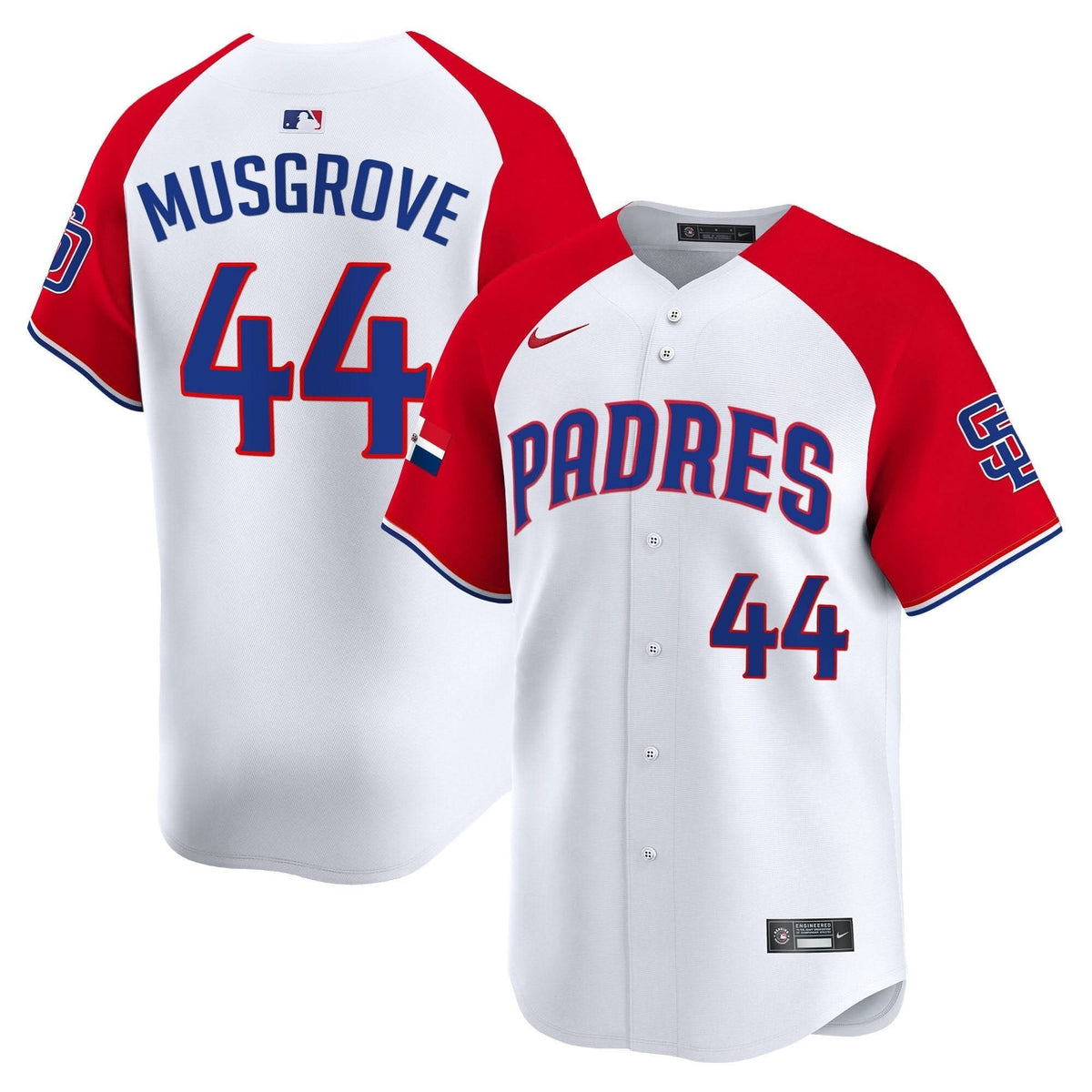 SDP Dominican Republic Vapor Premier Limited Jersey - Stitched