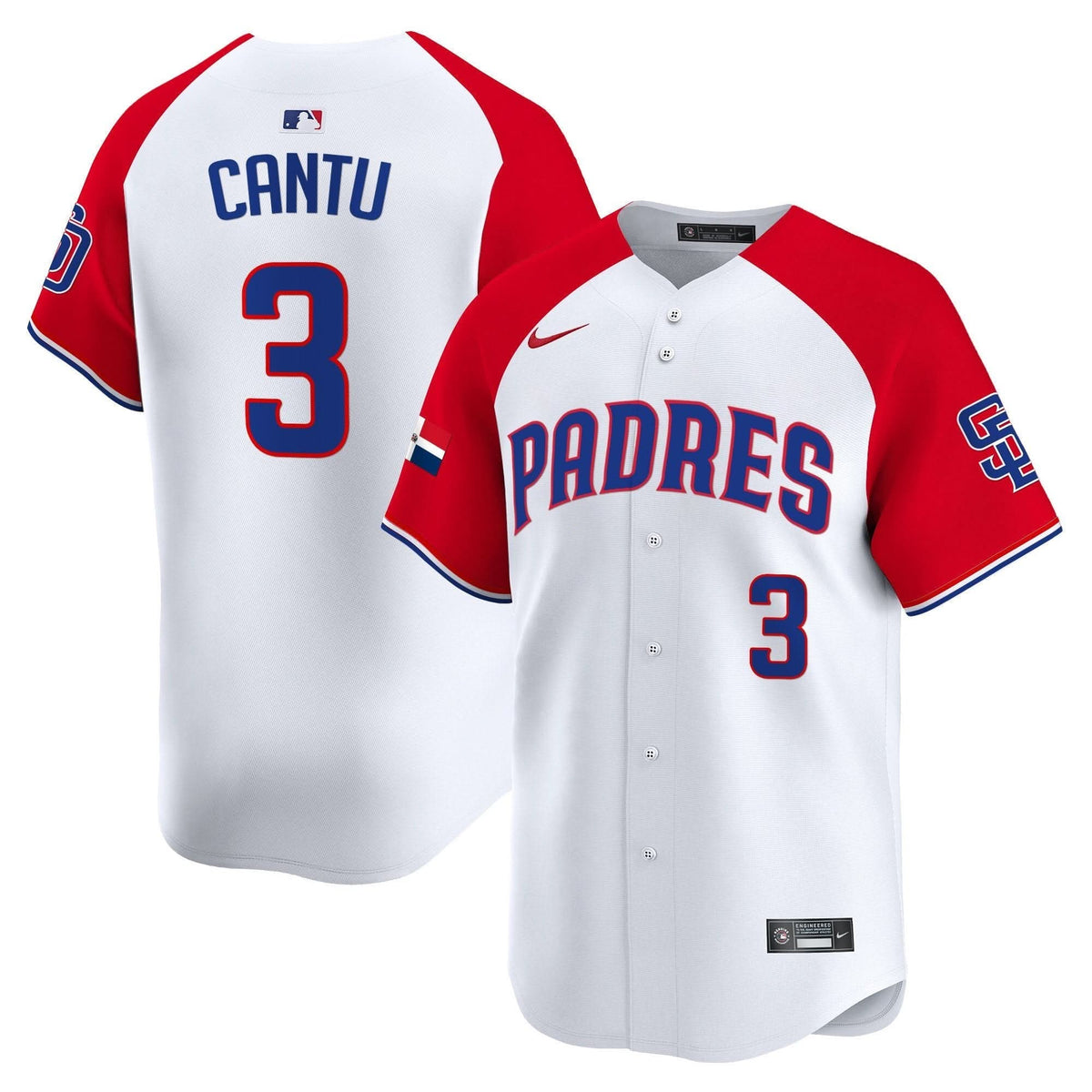SDP Dominican Republic Vapor Premier Limited Jersey - Stitched