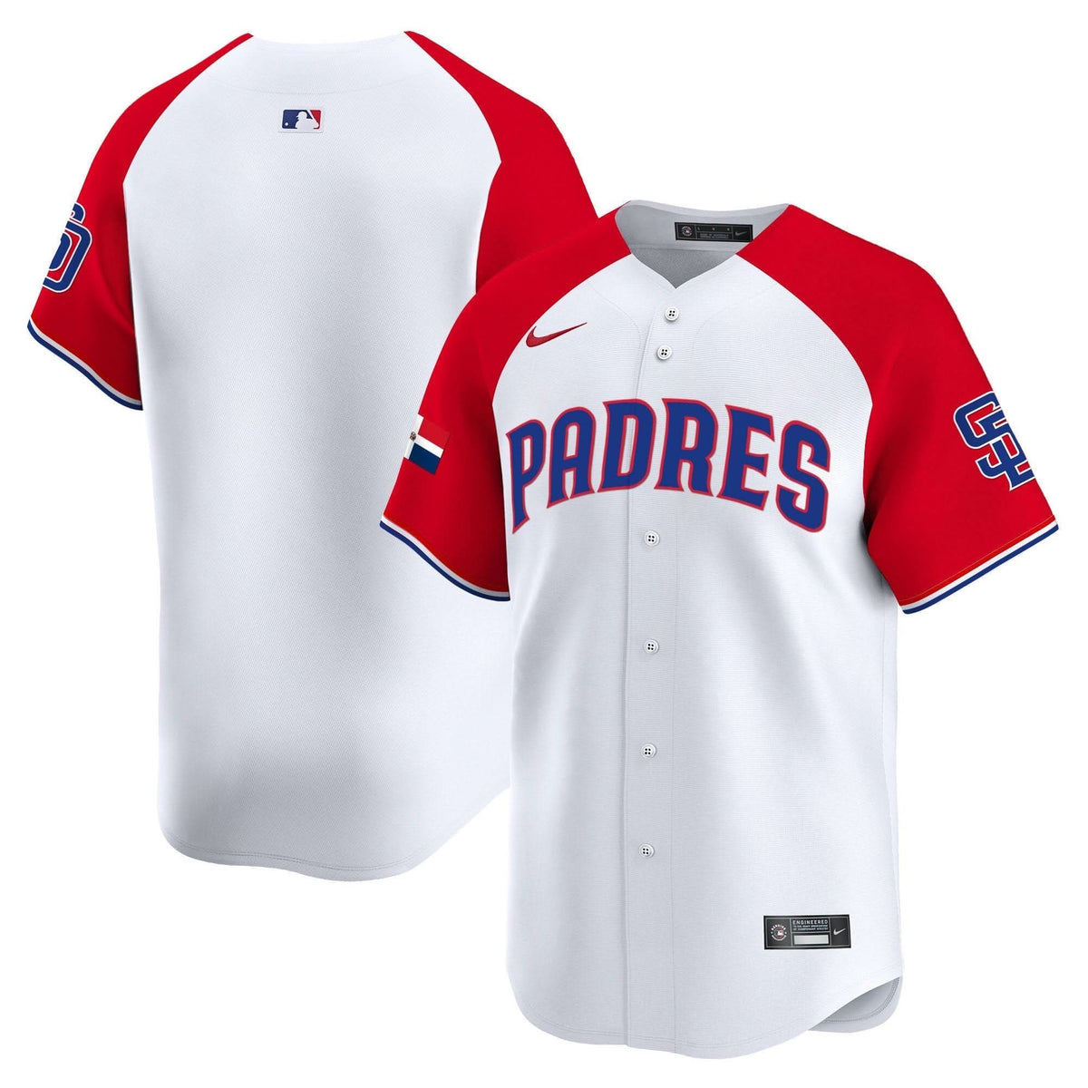 SDP Dominican Republic Vapor Premier Limited Jersey - Stitched
