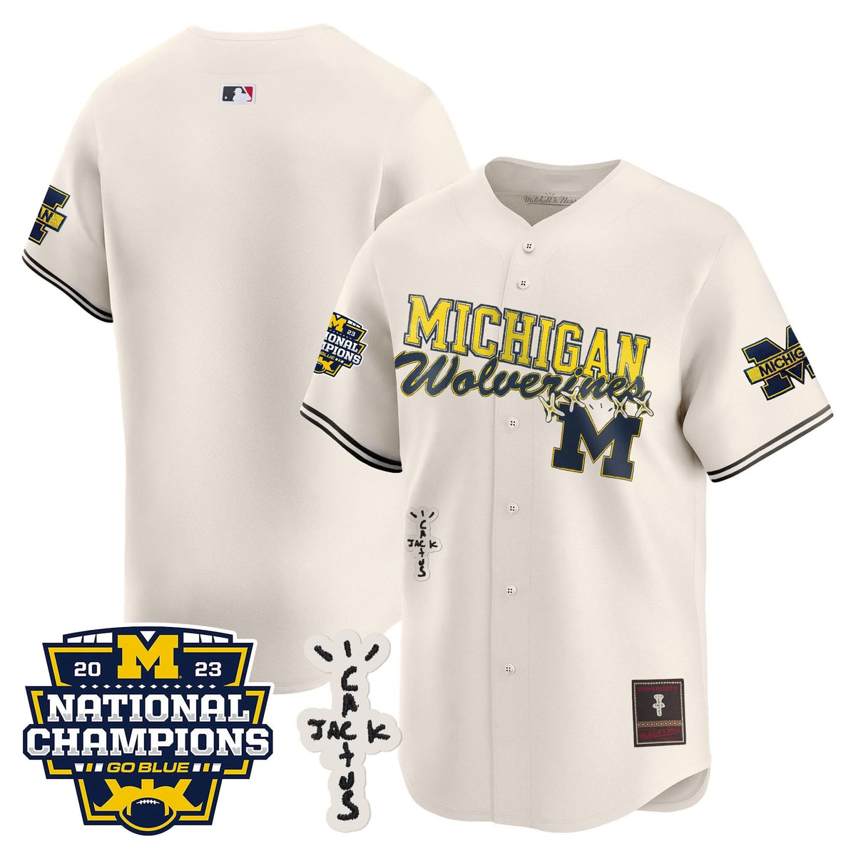 MW Cactus Jack Champions Baseball Jersey - Stitched