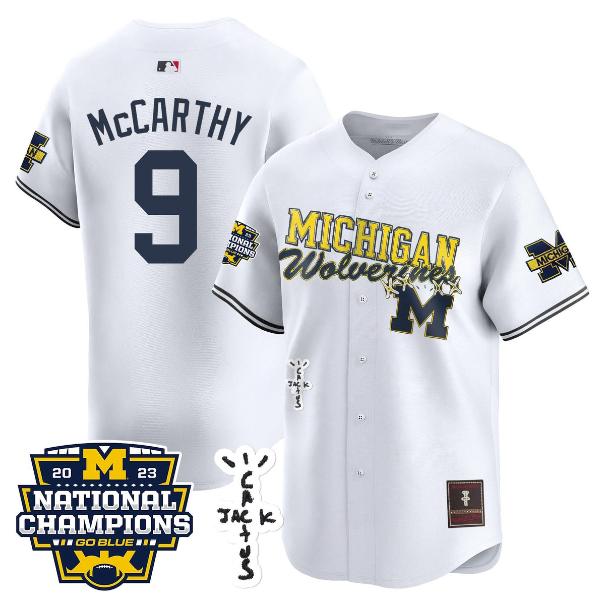 MW Cactus Jack Champions Baseball Jersey - Stitched