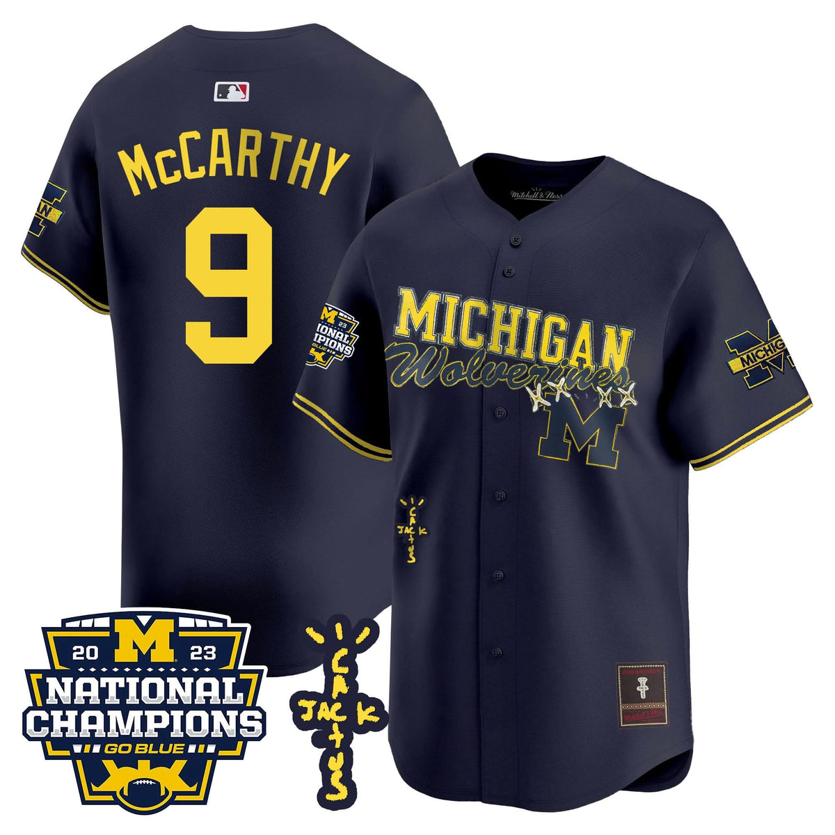 MW Cactus Jack Champions Baseball Jersey - Stitched