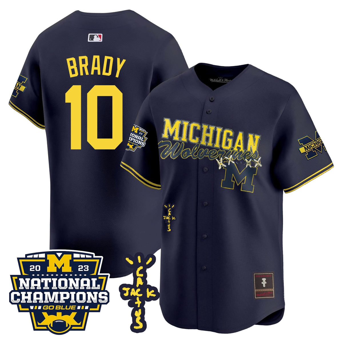 MW Cactus Jack Champions Baseball Jersey - Stitched