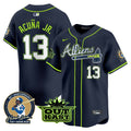 AB Atliens & Hank Aaron Patch Vapor Premier Limited Jersey - Stitched