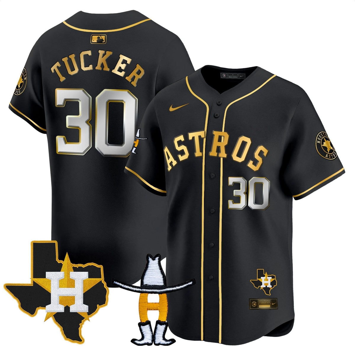 HA Houston Rodeo Patch Vapor Premier Limited Jersey V2 - Stitched