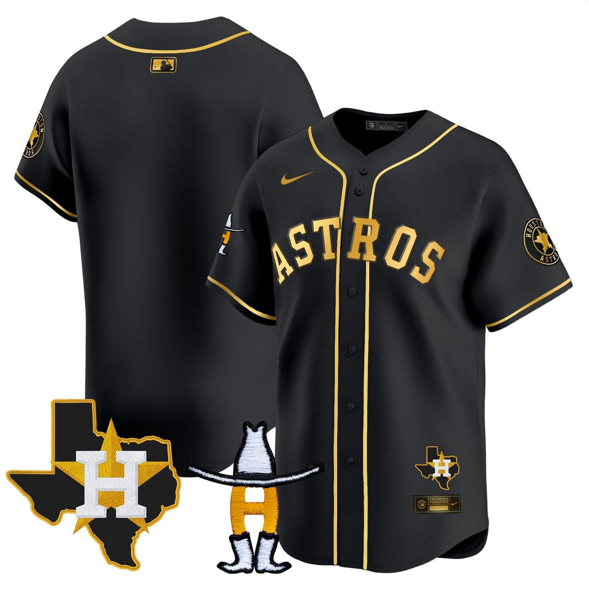HA Houston Rodeo Patch Vapor Premier Limited Jersey V2 - Stitched