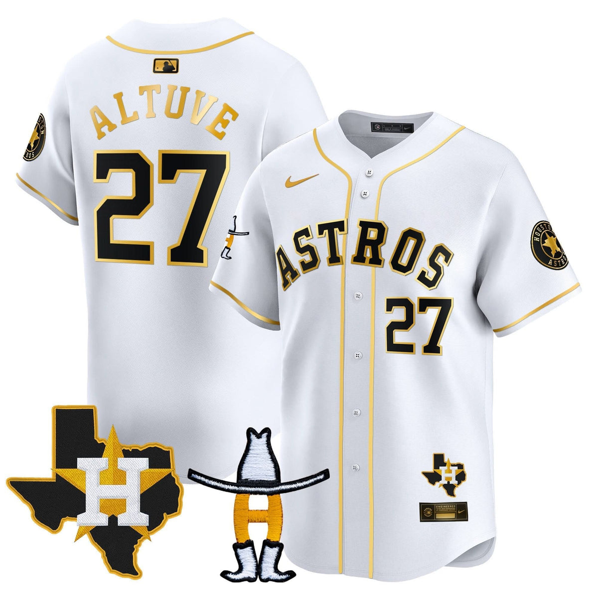 HA Houston Rodeo Patch Vapor Premier Limited Jersey V2 - Stitched