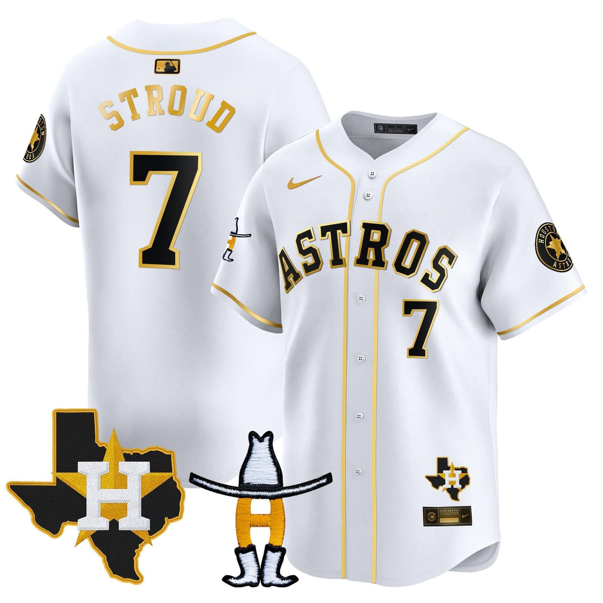 HA Houston Rodeo Patch Vapor Premier Limited Jersey V2 - Stitched