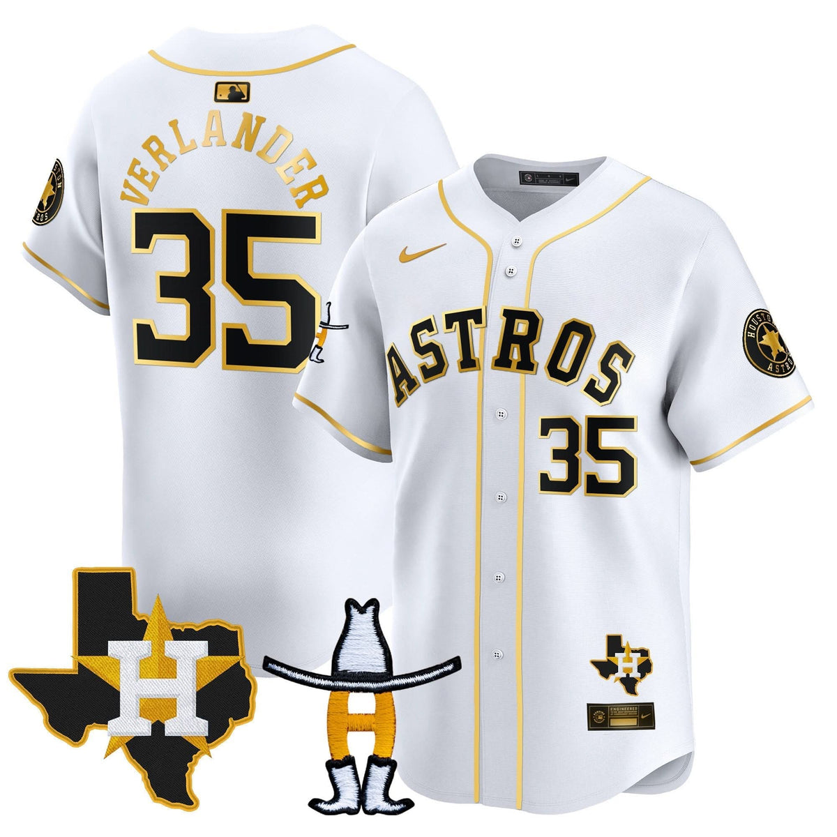 HA Houston Rodeo Patch Vapor Premier Limited Jersey V2 - Stitched