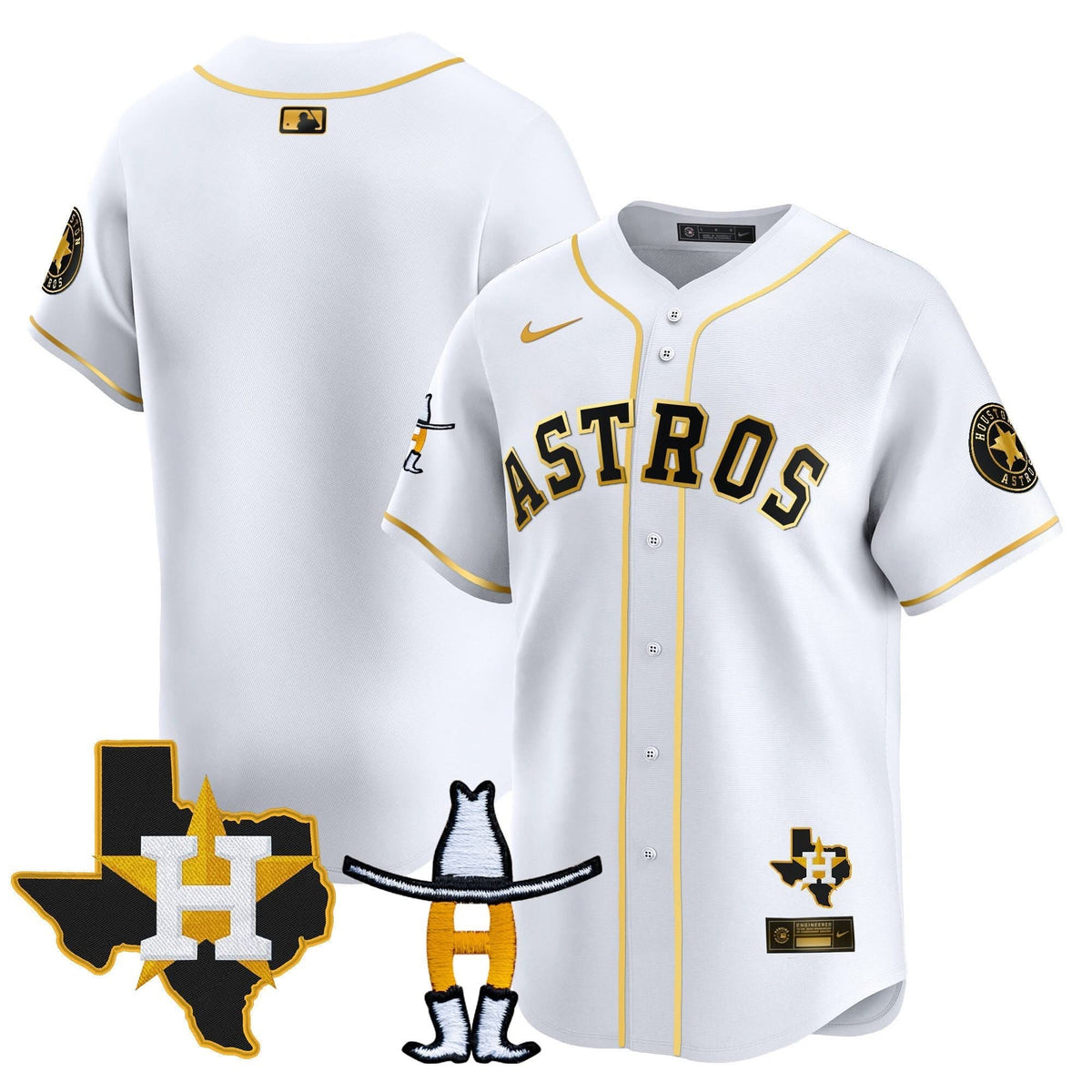 HA Houston Rodeo Patch Vapor Premier Limited Jersey V2 - Stitched