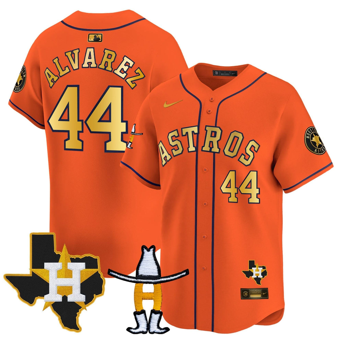 HA Houston Rodeo Patch Vapor Premier Limited Jersey V2 - Stitched