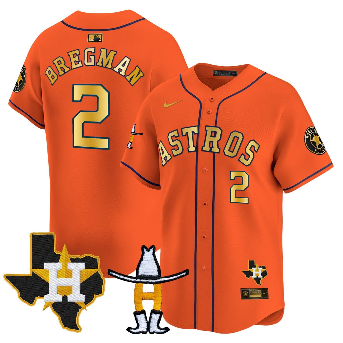 HA Houston Rodeo Patch Vapor Premier Limited Jersey V2 - Stitched