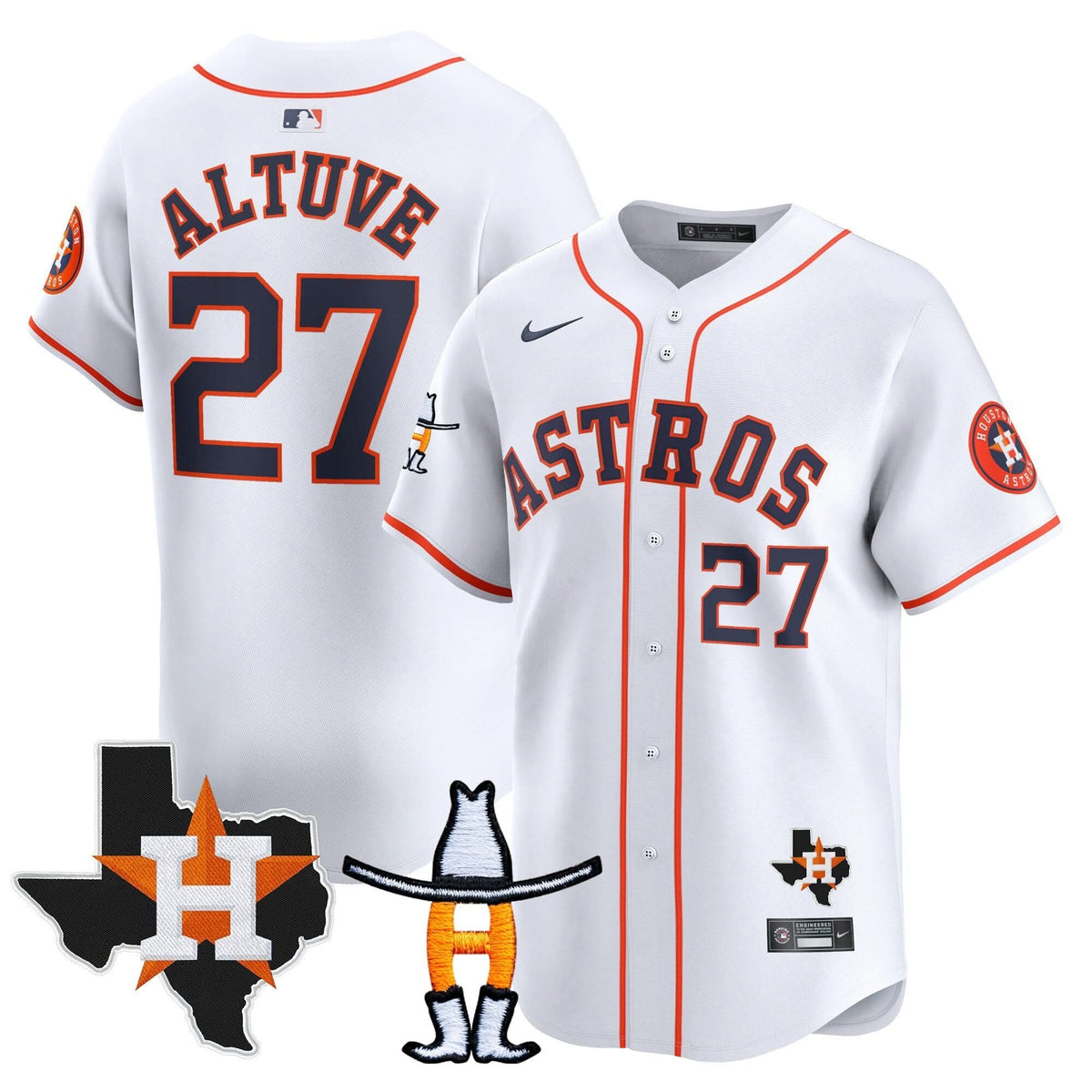 HA Houston Rodeo Patch Vapor Premier Limited Jersey V2 - Stitched