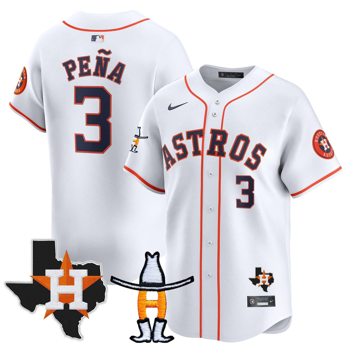 HA Houston Rodeo Patch Vapor Premier Limited Jersey V2 - Stitched