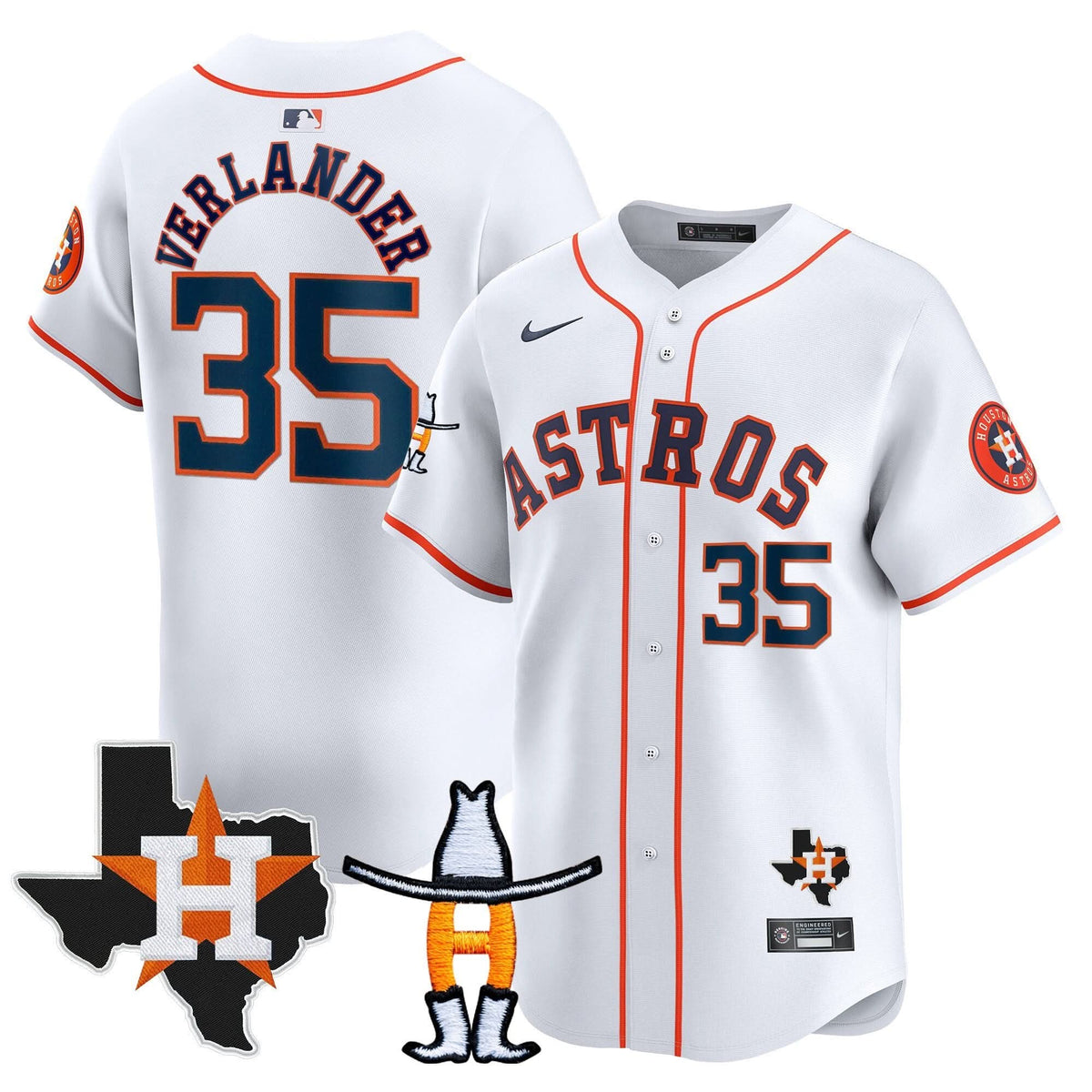 HA Houston Rodeo Patch Vapor Premier Limited Jersey V2 - Stitched