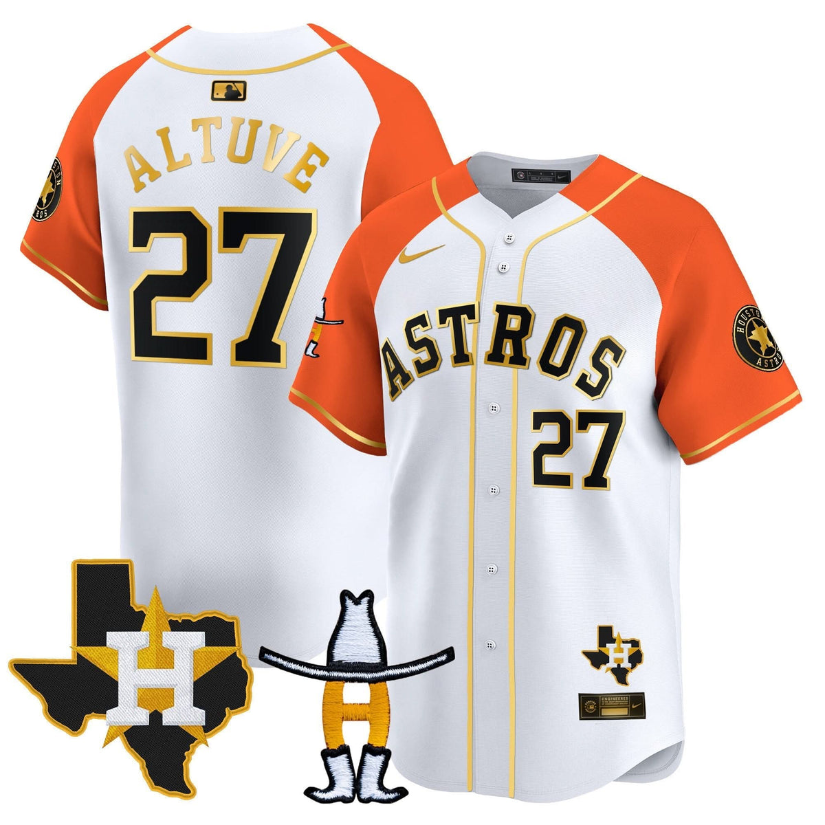 HA Houston Rodeo Patch Vapor Premier Limited Jersey V2 - Stitched