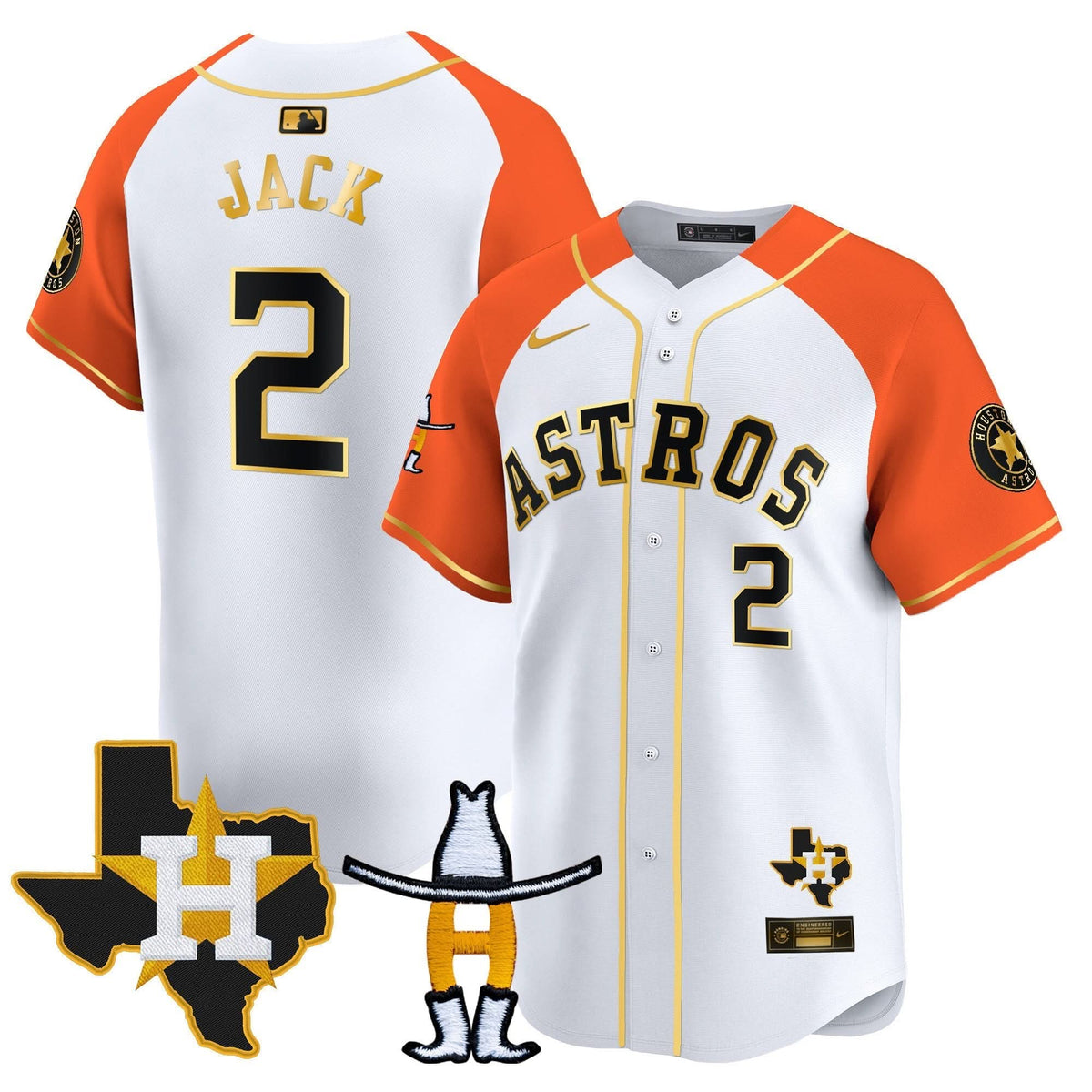 HA Houston Rodeo Patch Vapor Premier Limited Jersey V2 - Stitched