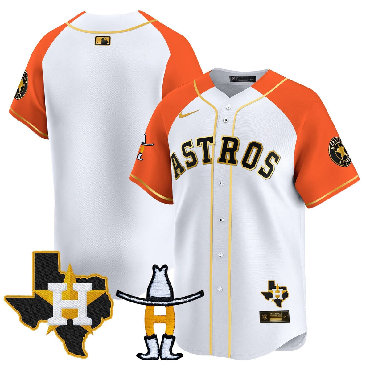 HA Houston Rodeo Patch Vapor Premier Limited Jersey V2 - Stitched