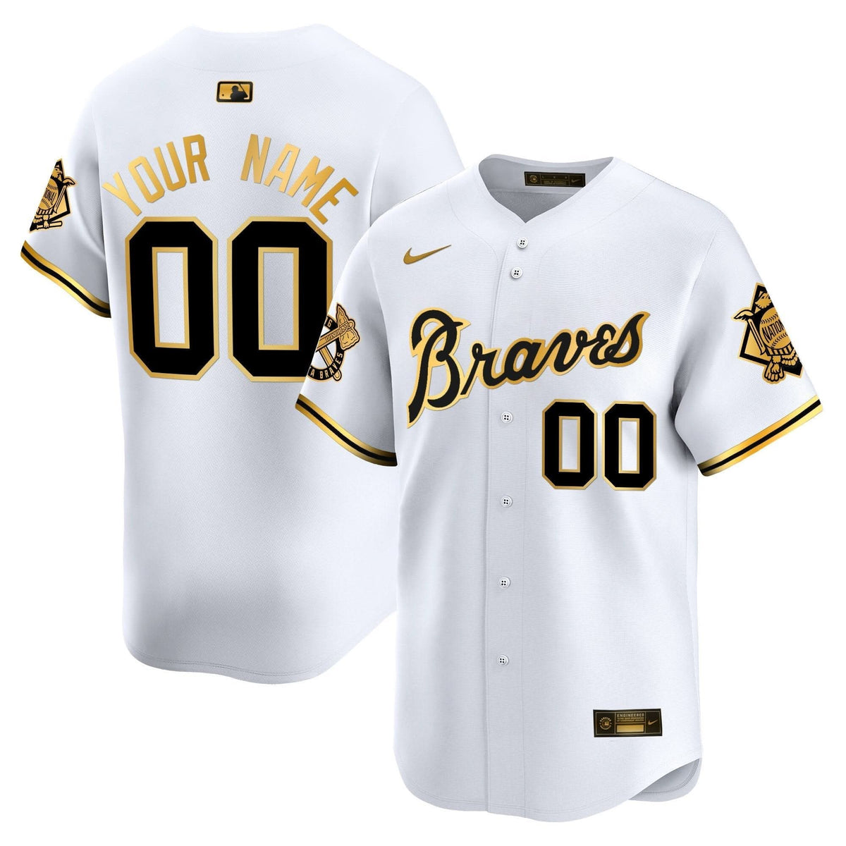 AB Peaches n' Cream Vapor Premier Limited Custom Jersey - Stitched