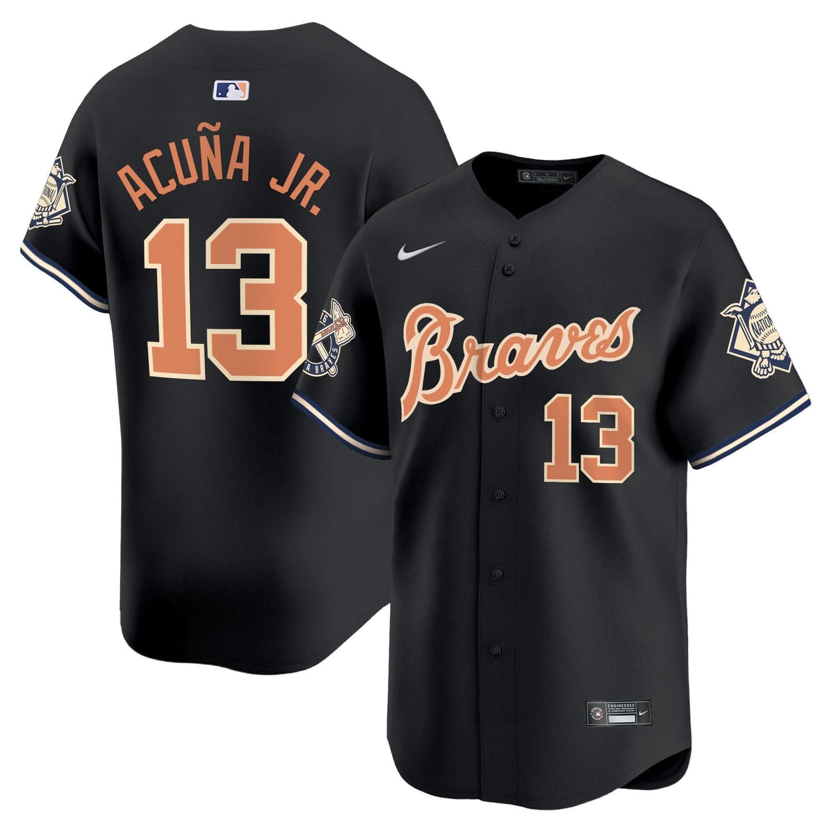 AB Peaches n' Cream Vapor Premier Limited Jersey - Stitched