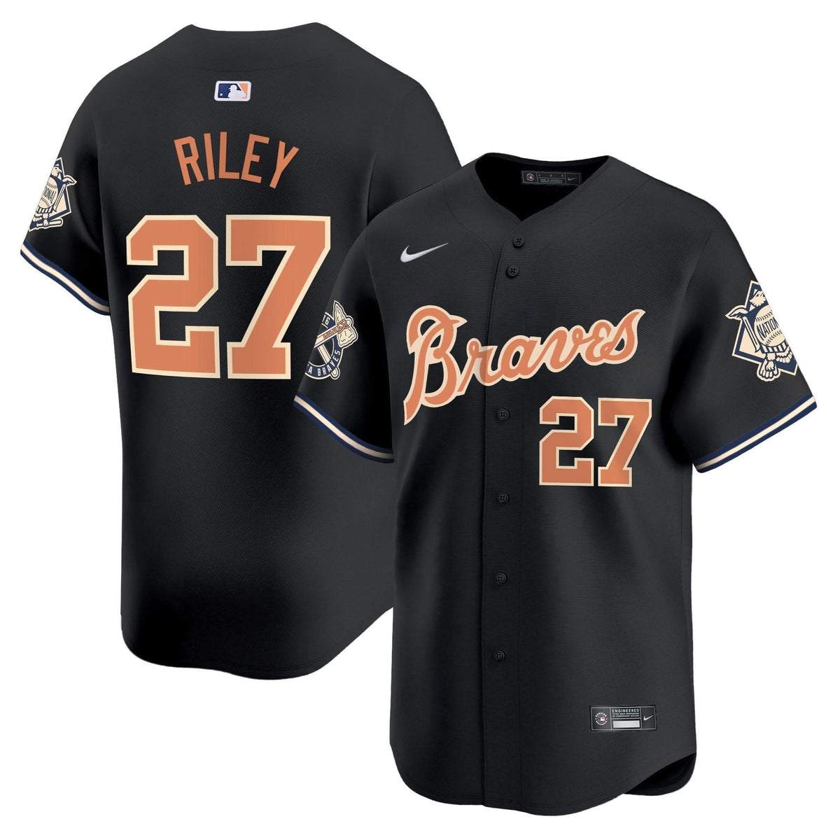 AB Peaches n' Cream Vapor Premier Limited Jersey - Stitched