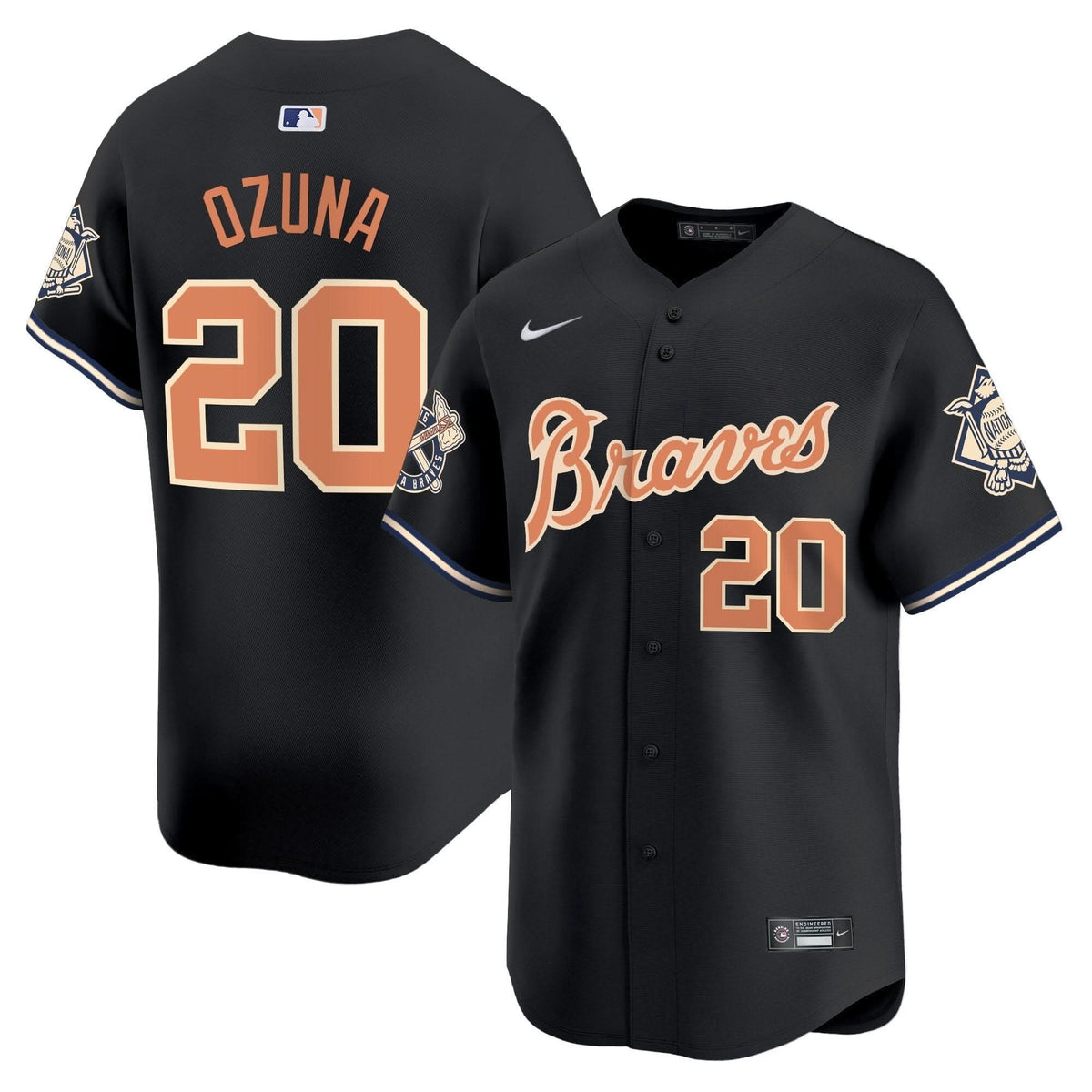 AB Peaches n' Cream Vapor Premier Limited Jersey - Stitched
