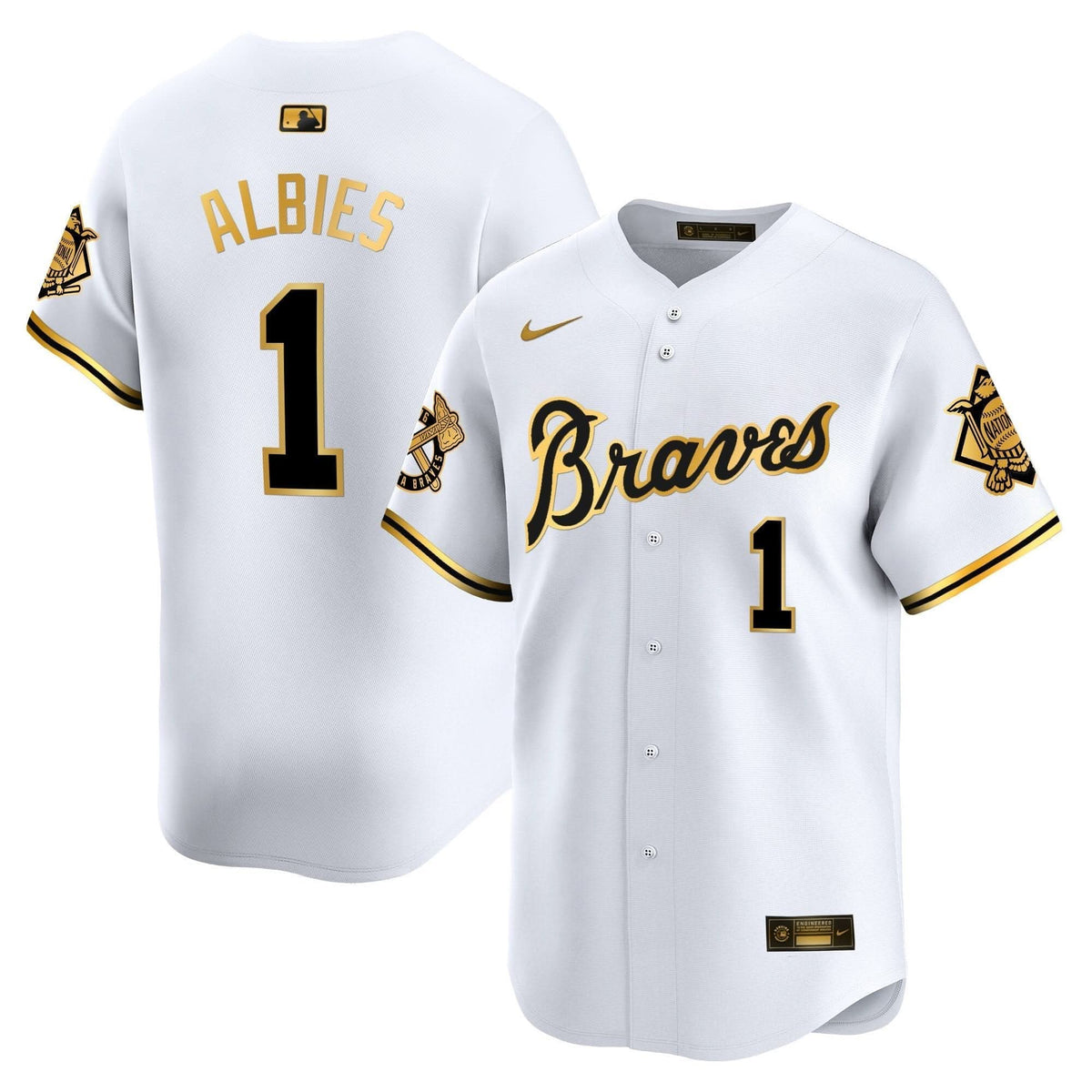 AB Peaches n' Cream Vapor Premier Limited Jersey - Stitched