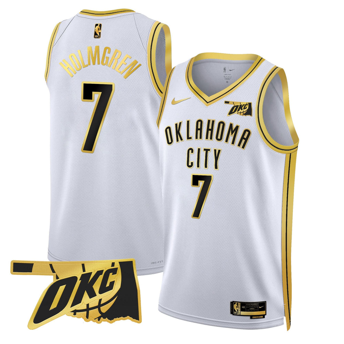 OKC Swingman Jersey - Oklahoma Patch - Stitched